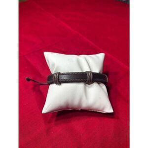 New! Decorative Leather Bracelet Men Wrap Handmade Wristband Adjustable